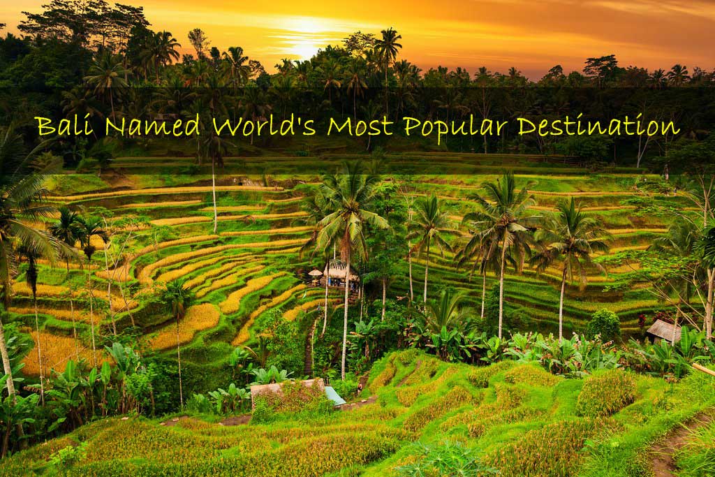 Bali Named World's Most Popular Destination