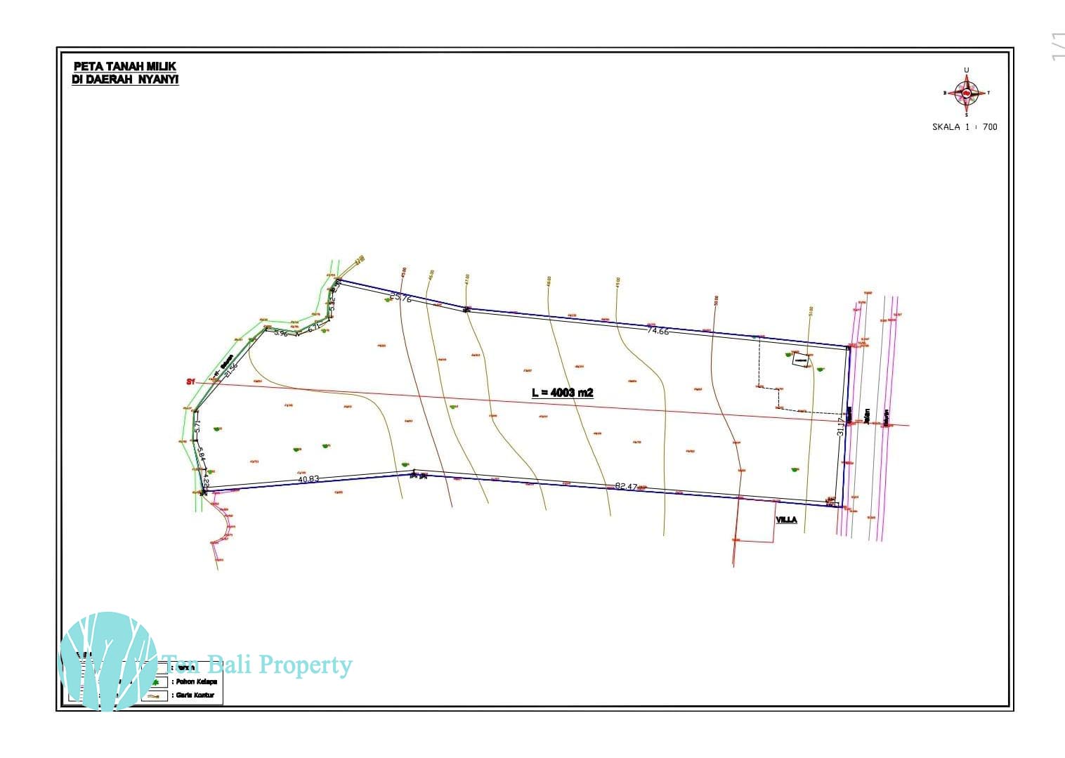 Nyanyi, Munggu, Bali, ,Land,For Sale,1494