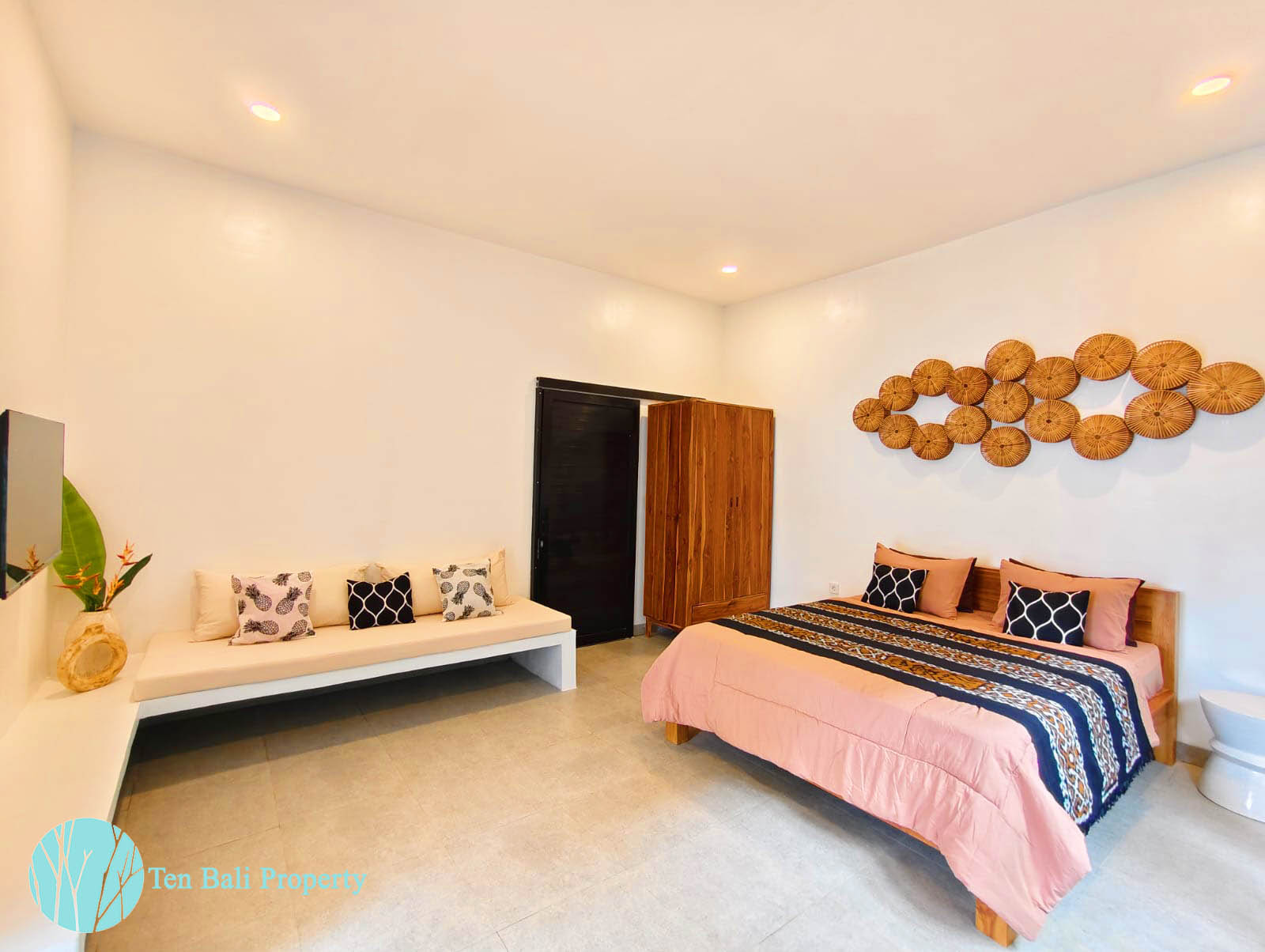  apartment for rent in Peti Tenget, 1 bedroom apartment Bali, modern apartment rental, affordable apartments in Bali, apartments near beach, Peti Tenget accommodation.