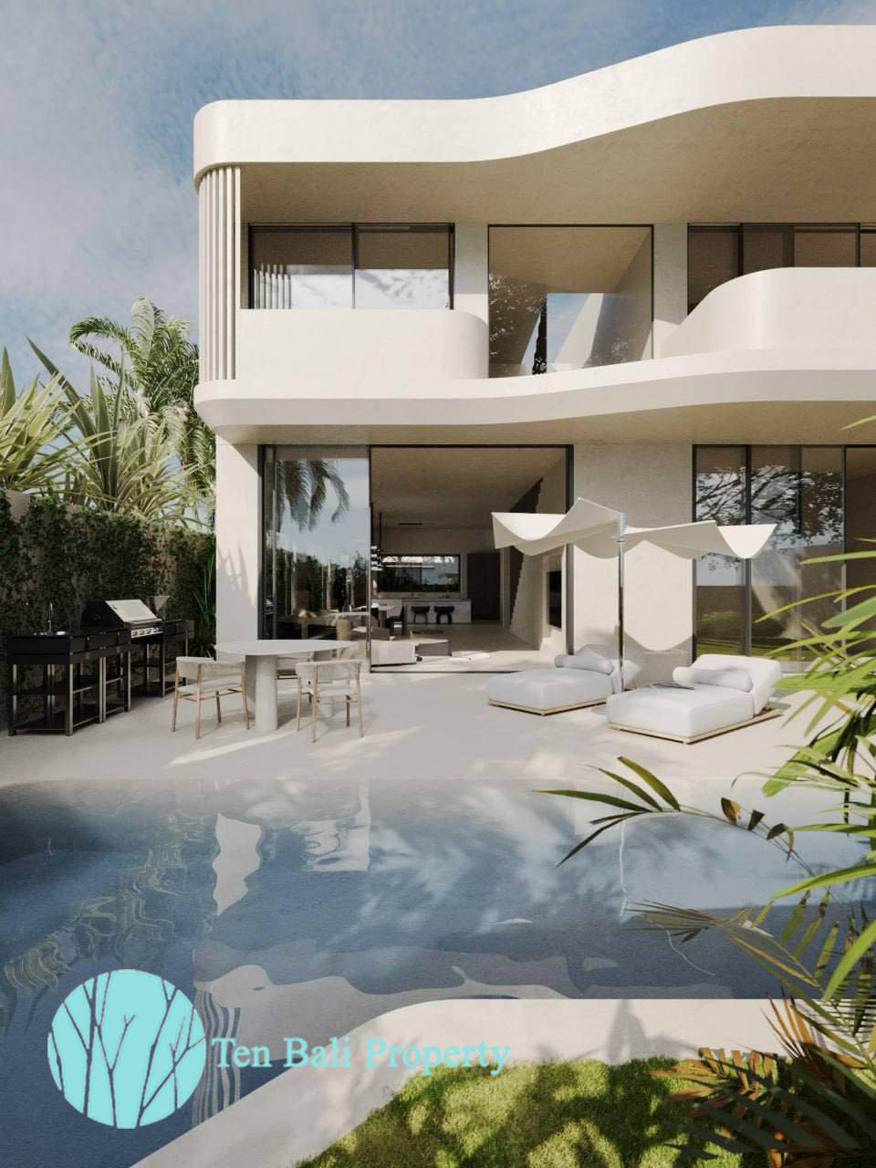 unfinished villa for sale, 5BR villa Canggu, Pererenan property, Bali investment, leasehold villa, Canggu real estate, Bali property for sale
