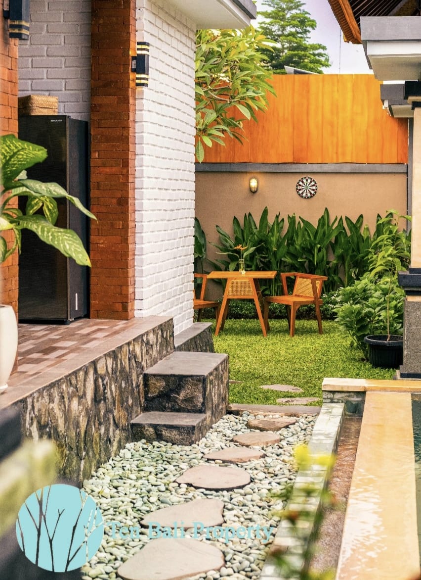  2BR villa for rent, Canggu Bali, private pool, peaceful location, luxury villa, villa with garden, short-term rental, long-term rental 